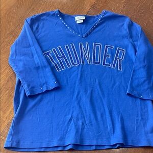 Womens OKC Thunder top large